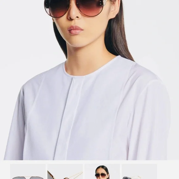 Dior Black Aviator Sunglasses Luxury Accessory - Picture 5 of 5